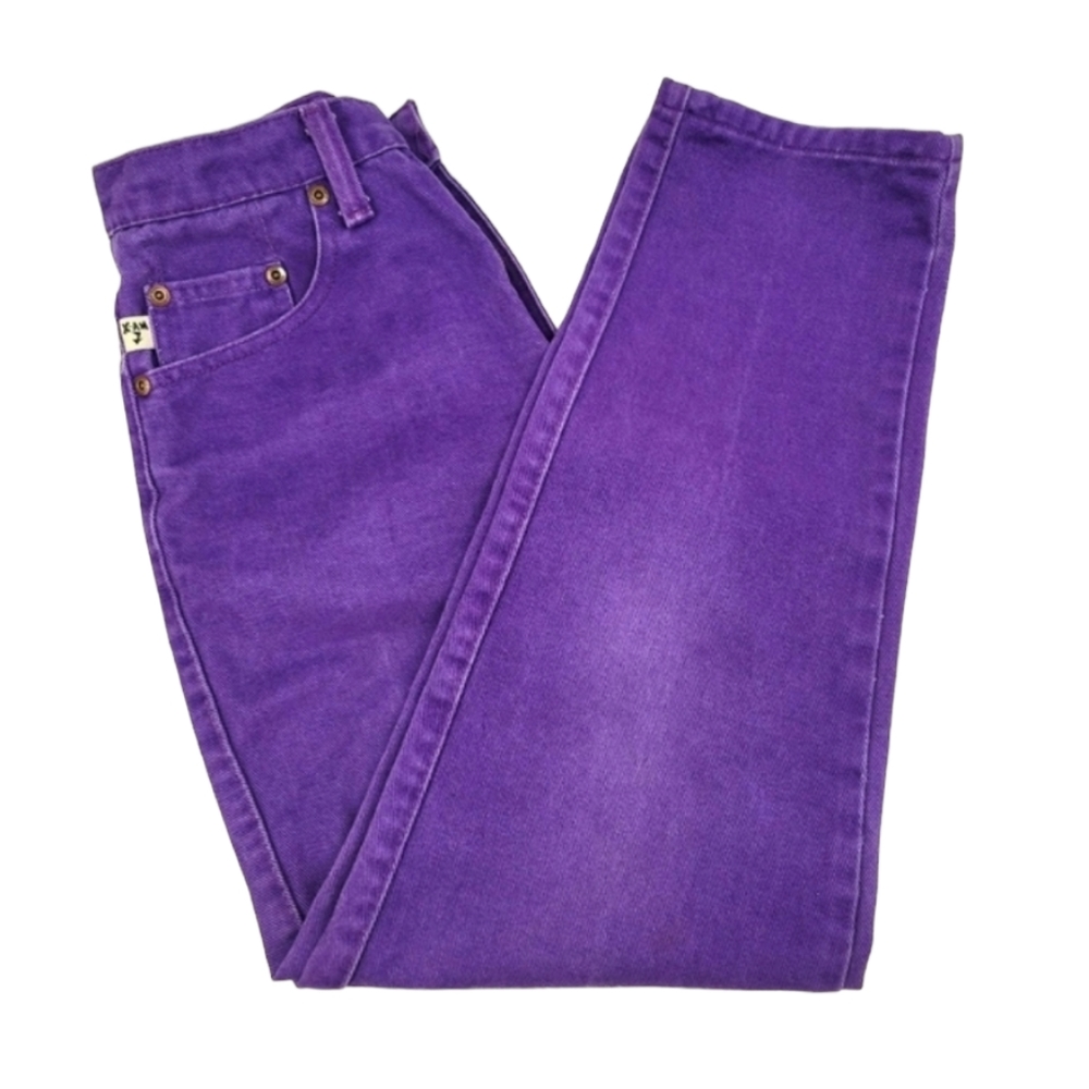 Vintage jeans X-AM 90's High Waisted Purple Jeans Size 12
